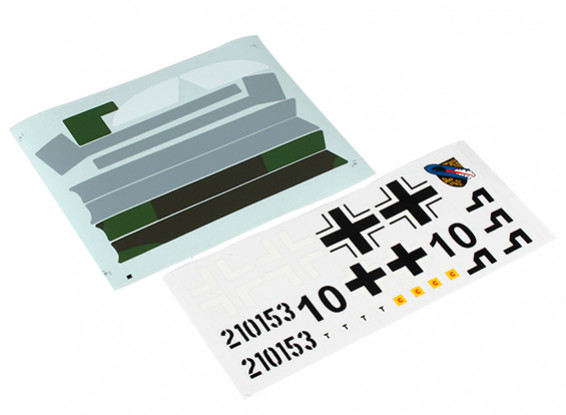 Durafly Me-163 950 millimetri - Sticker Set