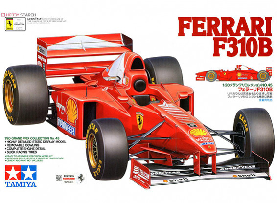 Tamiya 1/20 Scale Kit Ferrari F310B plastica Modello