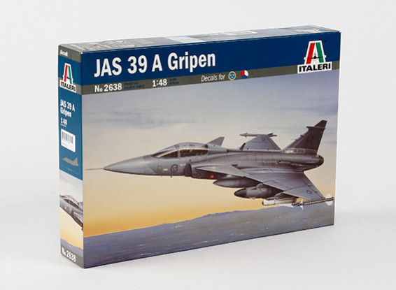 Italeri 1/48 Scale Kit JAS 39 Gripen Un modello di plastica