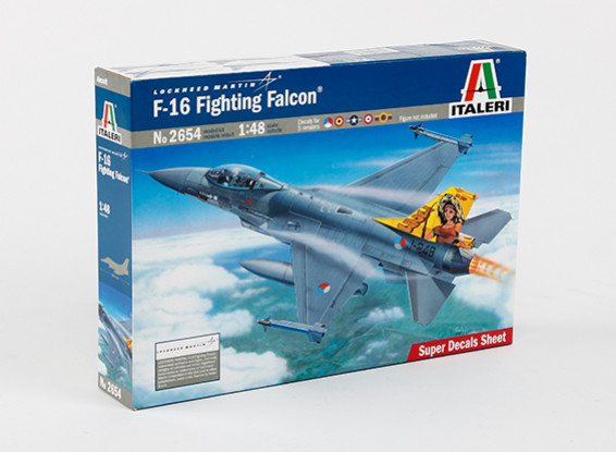 Italeri 1/48 Scala Fighting Falcon Kit Plastica Modello F-16