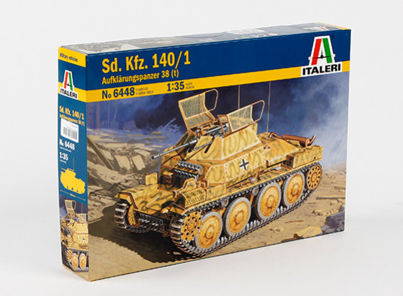 Italeri 1/35 Scala Sd. Kfz.140 / 1 Aufklarungsp.38 Kit (T) Plastic Modello