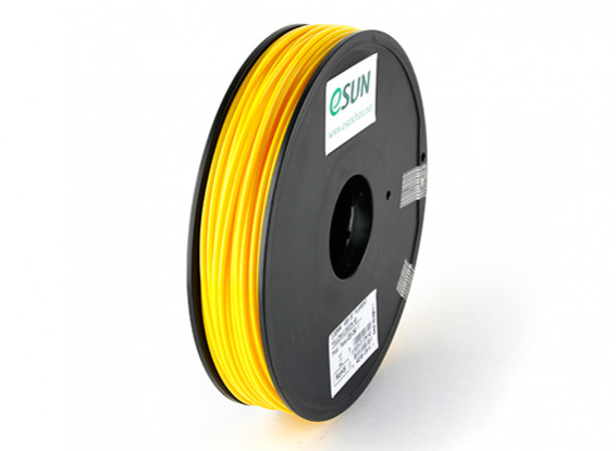 ESUN 3D filamento stampante 3 millimetri giallo ABS 0.5KG Spool