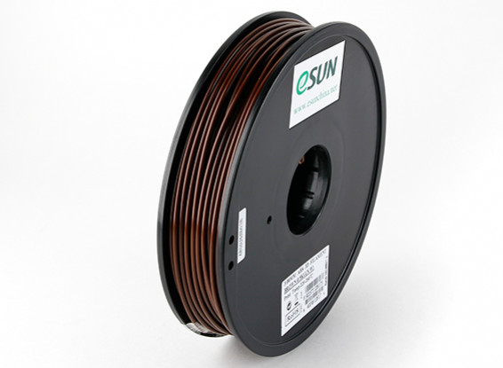 Filament stampante ESUN 3D Brown 3 millimetri ABS 0.5KG Spool
