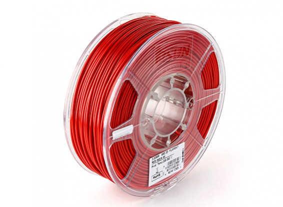 Filament stampante ESUN 3D Red 3 millimetri ABS 1KG Rotolo