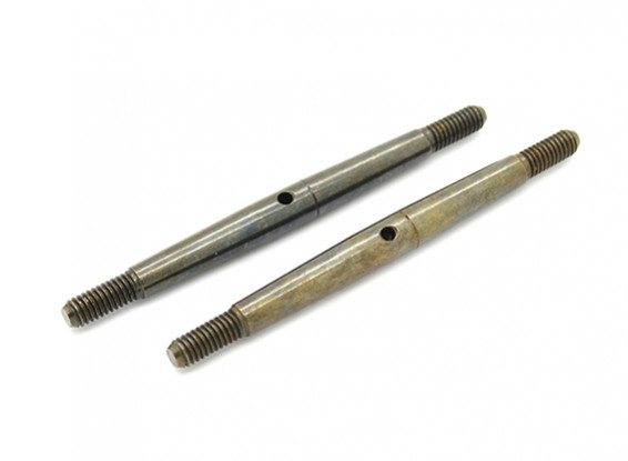 Trackstar 1/8 molla in acciaio Turnbuckle M4x65 (2 pezzi)