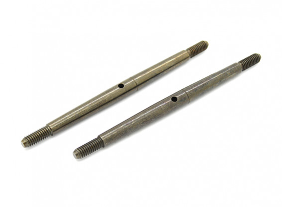 Trackstar 1/8 molla in acciaio Turnbuckle M4x80 (2 pezzi)