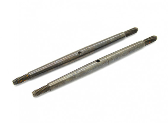 Trackstar 1/8 molla in acciaio Turnbuckle M4x85 (2 pezzi)