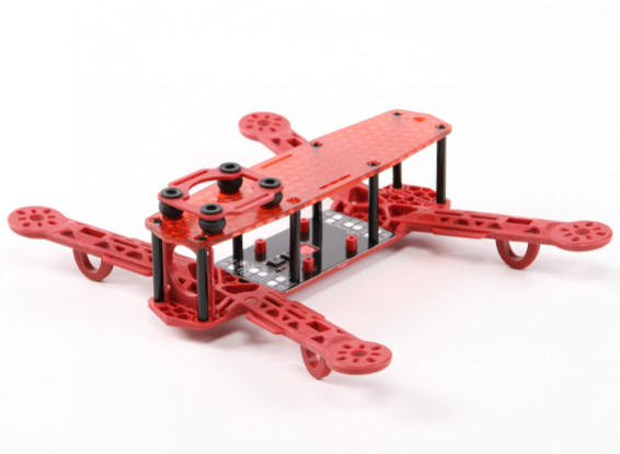 H-re a colori 250 Classe FPV Racer Quadcopter Frame (Red)