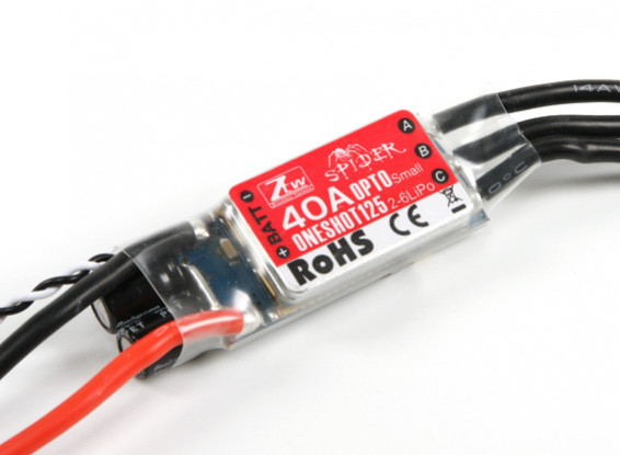 ZTW Spider Serie 40A Piccolo OPTO multi-rotore ESC 2 ~ 6S (SimonK Firmware)