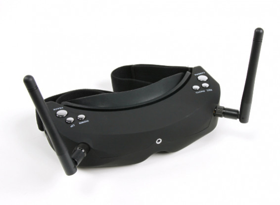 Skyzone 2D / 3D 5.8GHz FPV 40 CH Raceband Occhiali doppia diversità che corre aggiornamento