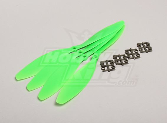 GWS Stile Slowfly dell'elica 11x4.7 Verde (CW) (4 pezzi)