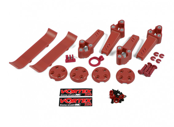 ImmersionRC - Vortex 250 PRO Kit Pimp (Rosso (azione)