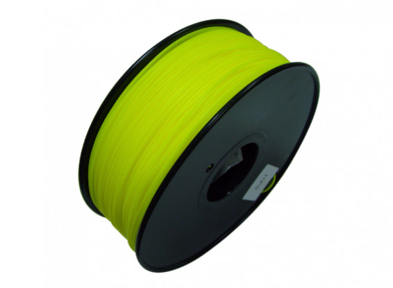 Dipartimento Funzione 3D filamento stampante 1,75 millimetri HIPS 1KG spool (Solid Yellow)