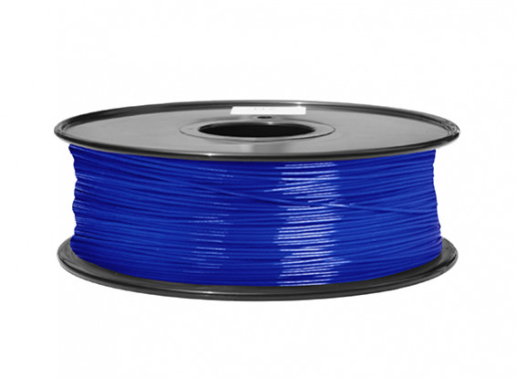 HobbyKing 3D Printer Filament 1.75mm ABS 1KG Spool (Translucent Blue)