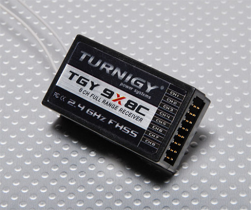 TGY 9X Ricevitore 8ch 2.4Ghz (FHSS)