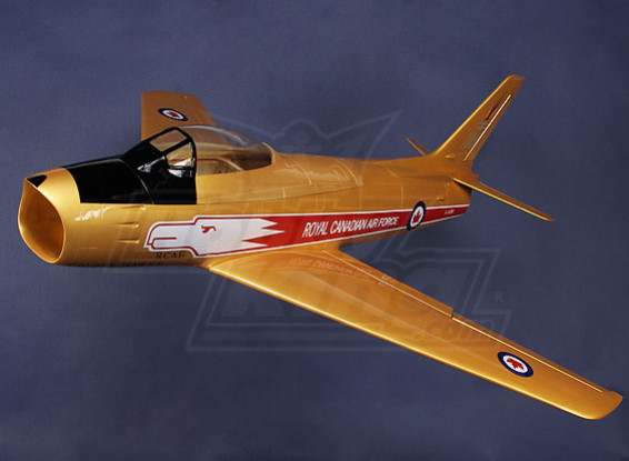F86 Sabre RCAF 90 millimetri EDF Jet 1.038 millimetri in fibra di vetro (ARF)