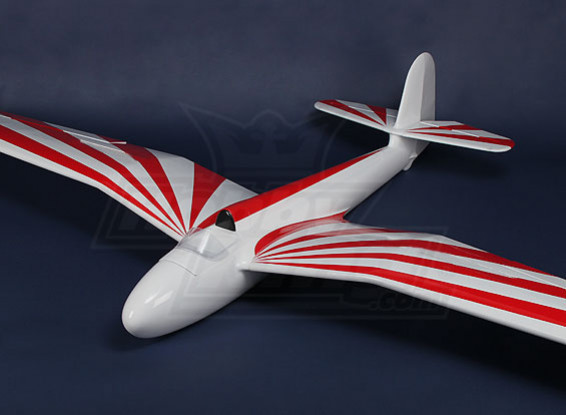 Habicht vetroresina Glider 2.600 millimetri (ARF)