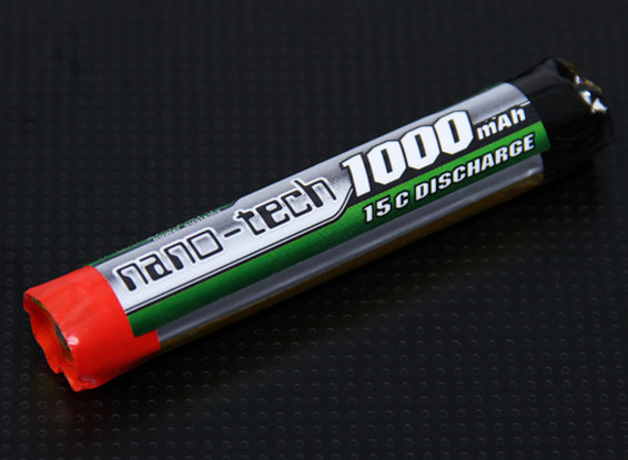 Turnigy nano-tech 1000mah cellulare 1S 15C rotonda