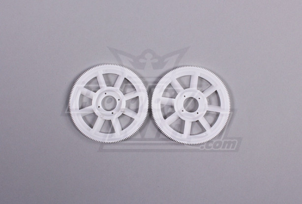 Tarocchi 450 PRO Main Gear Set (2 pezzi) - Bianco (TL1219-01)