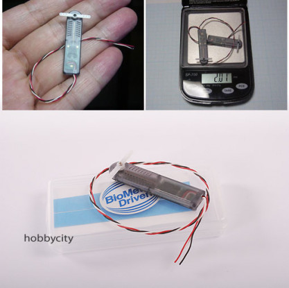 Toki BioWire 1g micro servo (prima mondiale)