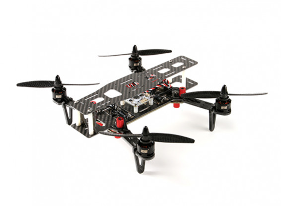 SCRATCH / DENT - DYS 250 in fibra di carbonio pieghevole Quadcopter con il caso di bagagli (PNF)