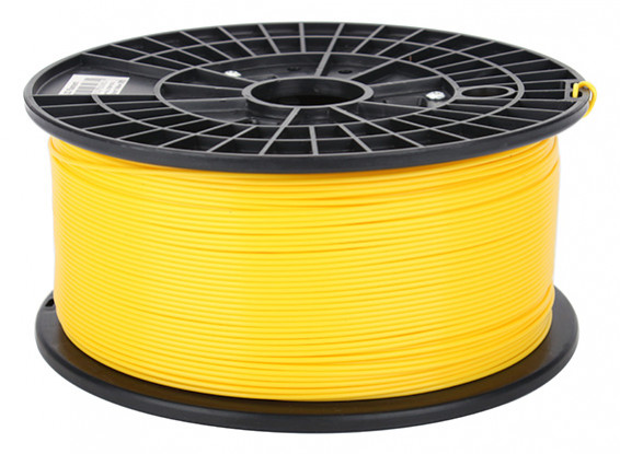 CoLiDo 3D filamento stampante 1,75 millimetri ABS 1KG spool (giallo)