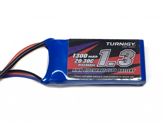 Turnigy 1300mAh 2S 20C Lipo Pack (Suit 1/18 camion)