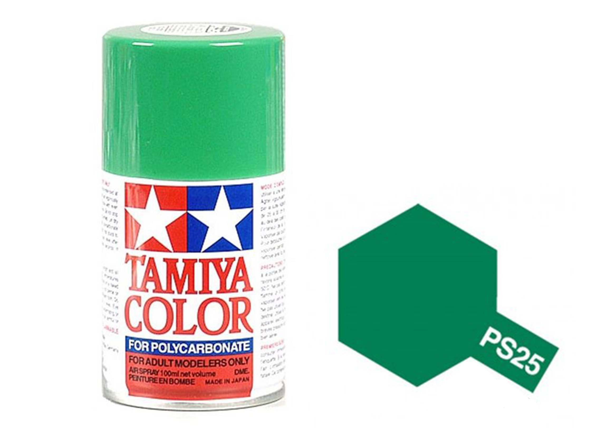 Tamiya Spray Paint PS25 Bright Green Acrylic Paints (100ml) HobbyKing