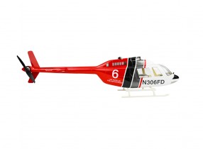 Blade BMSR Elicottero R/C Carrozzeria Completa Blu Con Aletta Verticale EFLH3018 Ricambio Originale