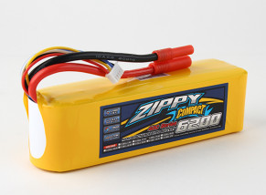 ZIPPY Compact 6200mAh 4s 40c Lipo Confezione