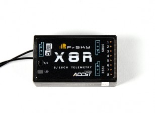 FrSky X8R 8/16Ch S.Bus ACCST Telemetry Receiver W/Smart Port (no antenna cover)