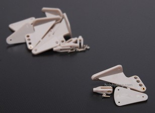 Horn X-Large w / 55x40mm cerniera e occhiello (5sets)