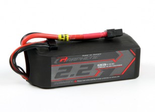 Turnigy grafene 2200mAh 4S 45C Lipo del pacchetto w / XT60