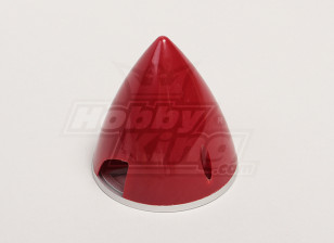 Nylon Spinner con lega piastra posteriore 75 millimetri Rosso