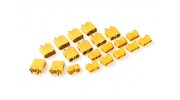 Nylon XT90 Connectors Male / Female With End Cap (5 sets) Yellow 
