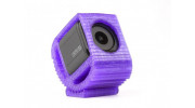 Adjustable TPU Mount for GoPro Session and Hero 4/5 ActionCams (Purple) 1