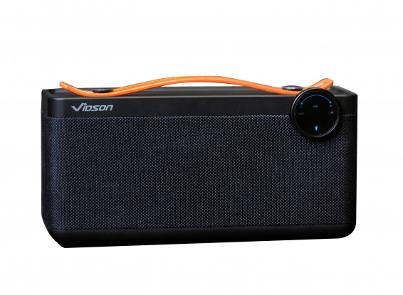 Vidson V6 Portable Intelligent Bluetooth Stereo Speaker With Calls/AUX/TF - BLACK