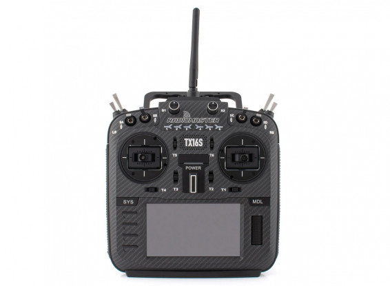 RADIOMASTER TX16S Max MKII (Black Edition) FCC ELRS 2.4GHz 16ch OpenTx RC Transmitter w/V4.0 Hall Gimbals