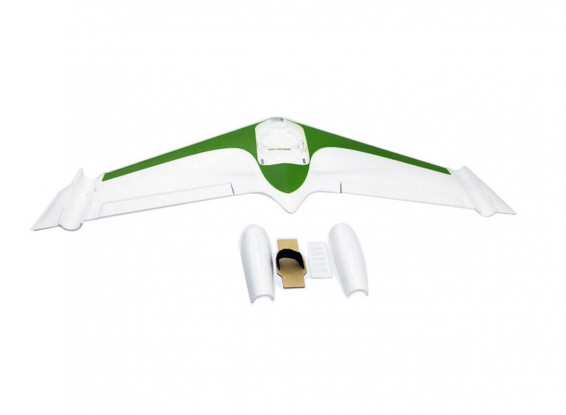 XFLY Eagle Twin EDF 1019mm Flying Wing Replacement Wing Set (Green/White)