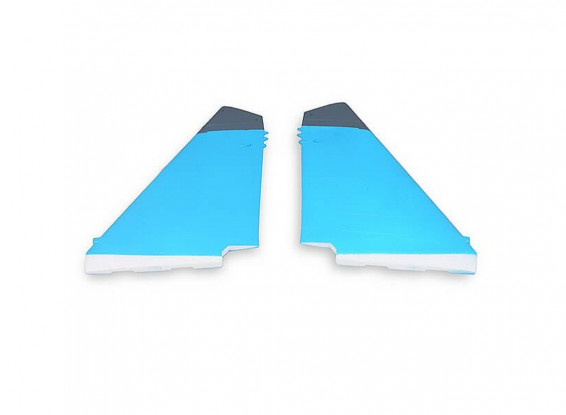 XFLY Sukhoi Su-27 Flanker 750mm Replacement Vertical Stabilizer 2pcs (Blue)