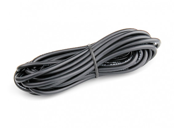 Turnigy High Quality 12AWG Silicone Wire 4m (Black)