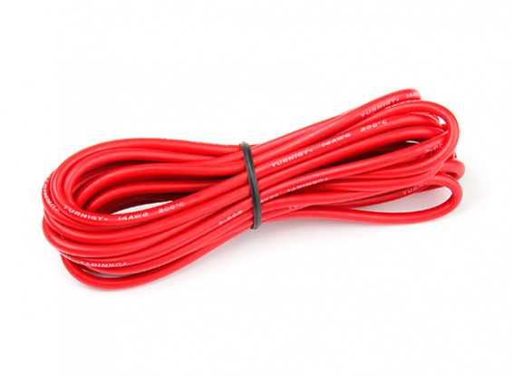 Turnigy High Quality 14AWG Silicone Wire 4m (Red)