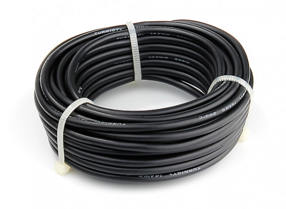 Turnigy High Quality 14AWG Silicone Wire 7m (Black)
