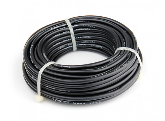Turnigy High Quality 14AWG Silicone Wire 9m (Black)
