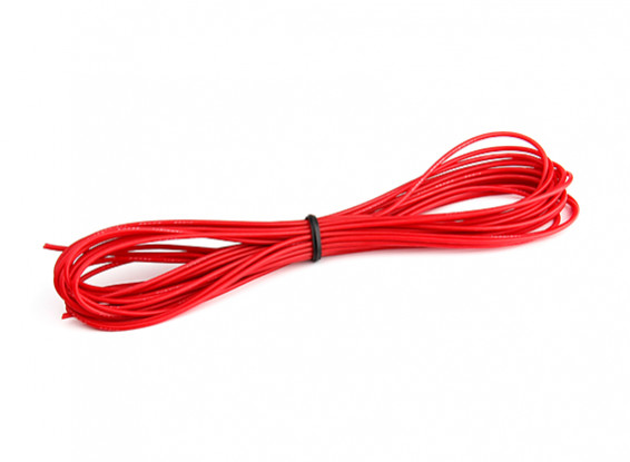 Turnigy High Quality 26AWG Silicone Wire 5m (Red)