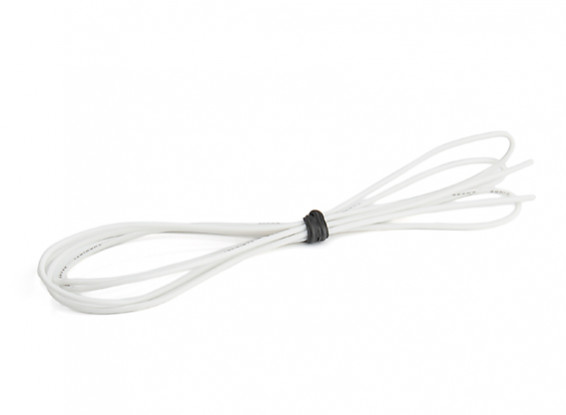Turnigy High Quality 26AWG Silicone Wire 1m (White)