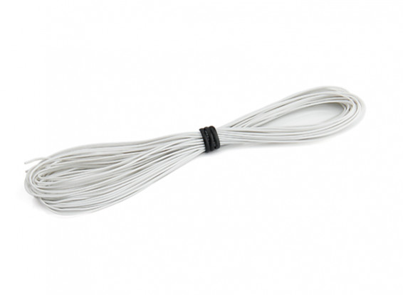 Turnigy High Quality 30AWG Silicone Wire 10m (White)