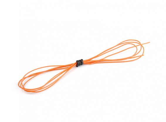 Turnigy High Quality 30AWG Silicone Wire 1m (Orange)