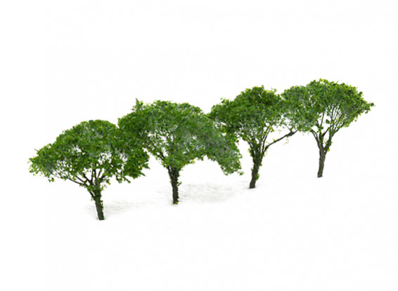 HobbyKing™ 65mm Dark Green Scenic Wire Model Trees (4 pcs)