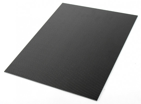 Carbon Fiber Sheet, 400 x 300 x 2mm